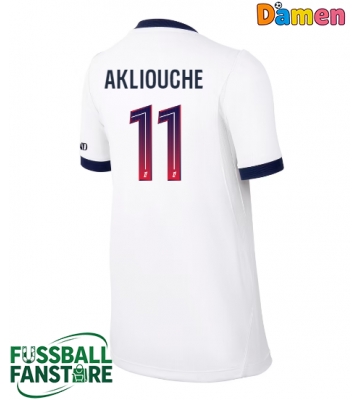 Paris Saint-Germain Maghnes Akliouche #11 Replik Auswärtstrikot Damen 2026-27 Kurzarm